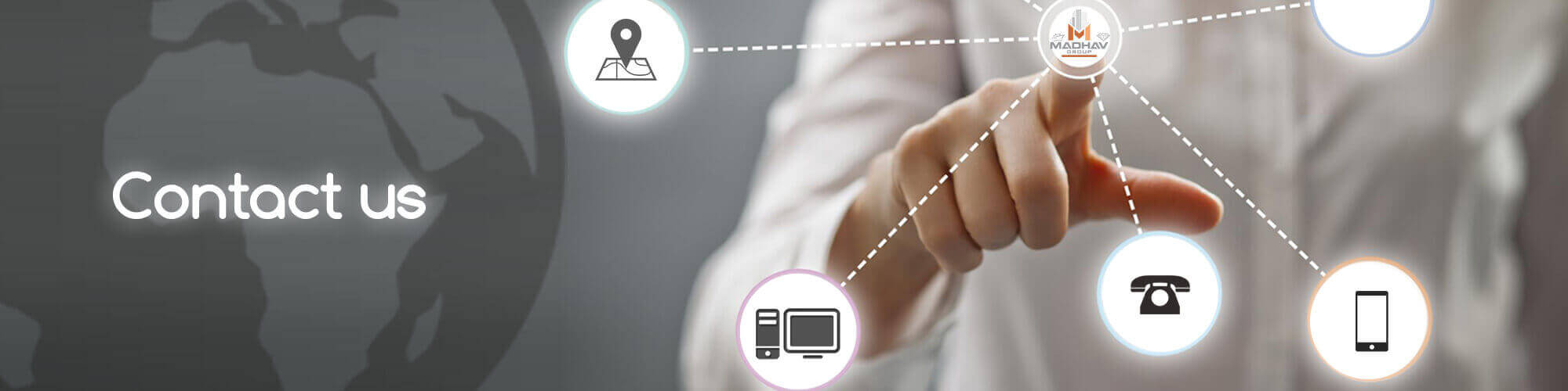 Contact Us banner header